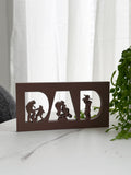 DAD Silhouette Sign