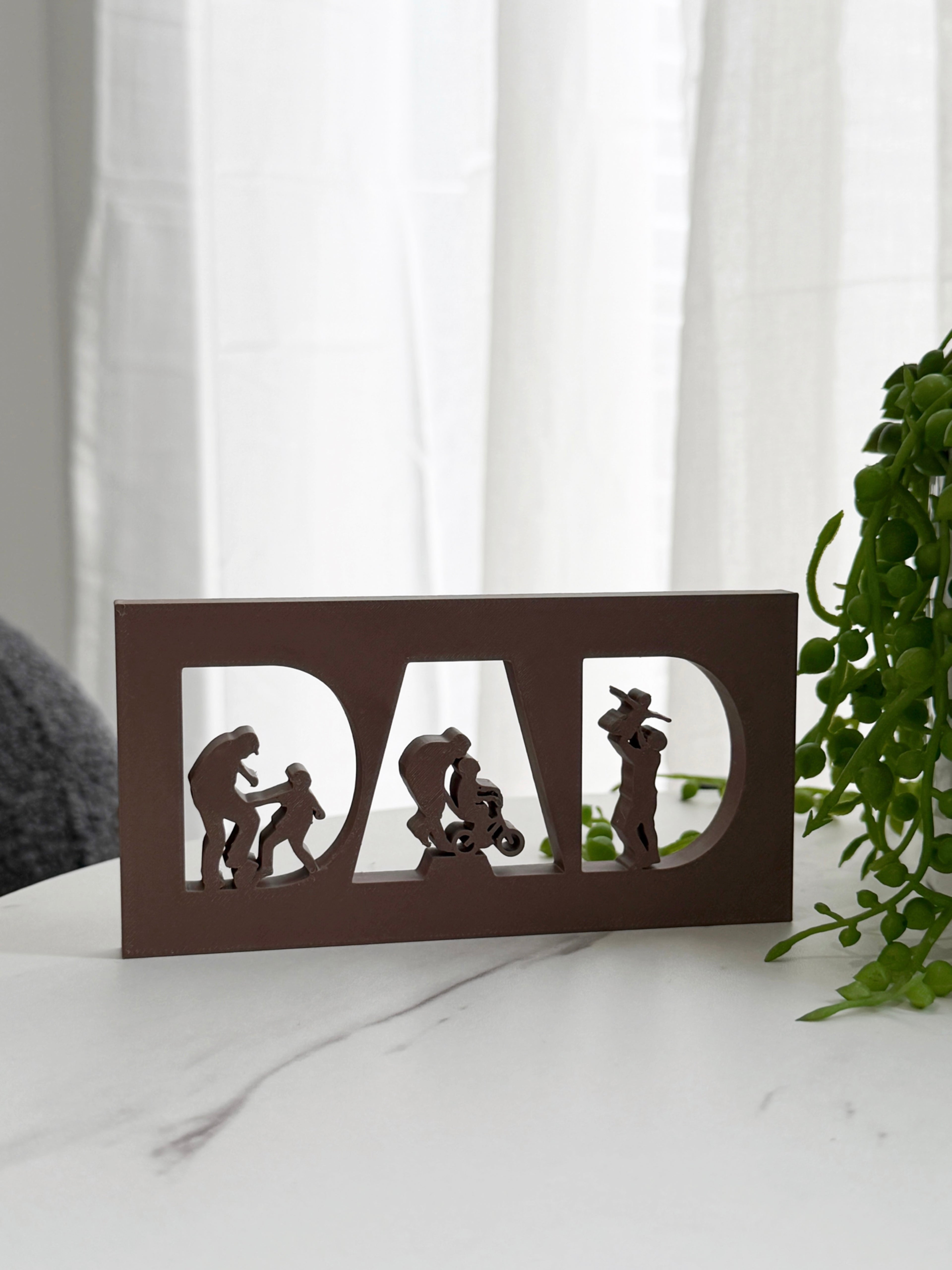 DAD Silhouette Sign
